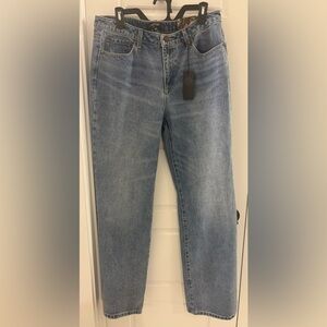 Women’s Ed Hardy Koi Light Blue Straight Leg Baggy Jeans